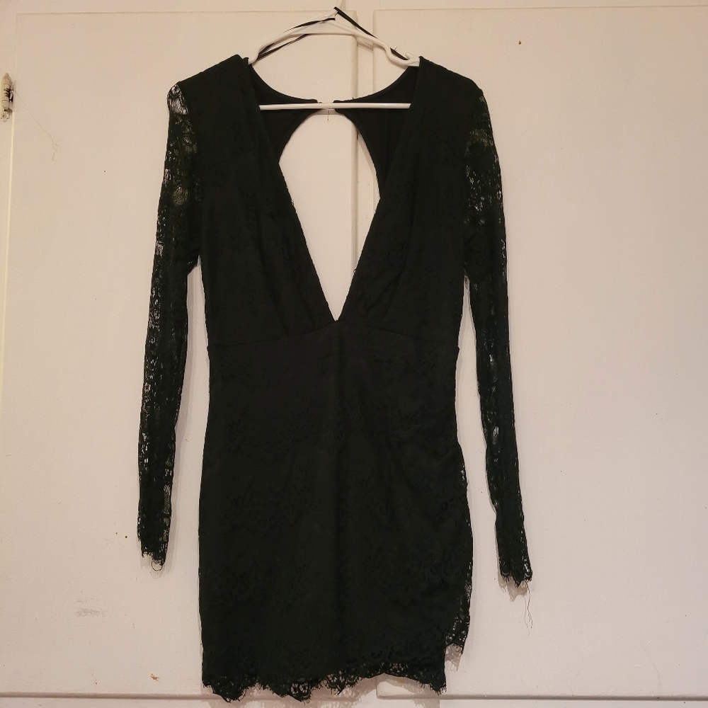 Black Lace Akira Chicago Red Label Mini-dress
